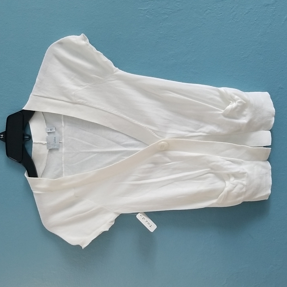 Tildon White Cardigan